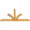 Ekena Millwork Richland Rough Sawn Timber Gable Bracket, Western Red Cedar, 96"W x 56"H x 4"D x 6"F, 14/12 Pitch GBW096X56X0406RIC00RWR - alternate 5